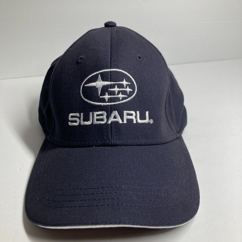 Subaru Cap Hat Adult Blue Adjustable Ganley Subaru of Bedford Ohio Car Dealer